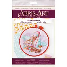 Набор для вышивания крестом Abris Art Под парусами AHM-050 с пяльцами