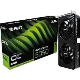 Видеокарта Palit GeForce RTX 5050 Dual OC (NE65050S19P1-GB2070D) UA [149032]