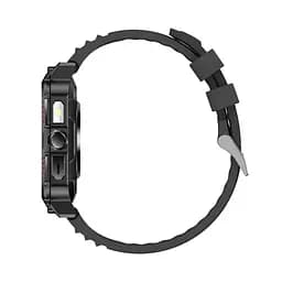 Смарт-годинник W&O X7 Plus 44mm, 300 mAh, IP67 Black (WOX7PBL) - мініатюра 5