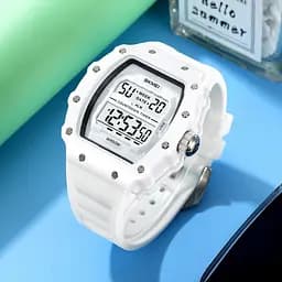 Наручний годинник чоловічий 2296WT White Skmei acs0030041 - мініатюра 5