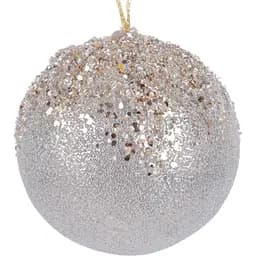 Елочное украшение Lefard Пуля 12 см серебристое (66-051)