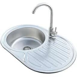 Комплект мийка + змішувач Romzha Dana Nova Textura (A)