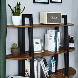 Етажерка Leobert Wooden кутова в стилі Loft - мініатюра 5