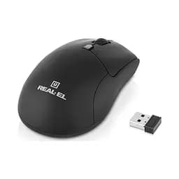 Мишка REAL-EL RM-460W Wireless/Bluetooth Black (EL123200048) - мініатюра 4