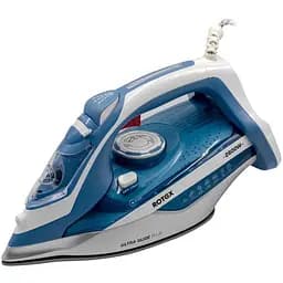 Прасувальна праска Rotex RIC70-C UltraGlidePlus Керамічне покриття 2800Вт Вертикальне відпарювання Синьо-Біли