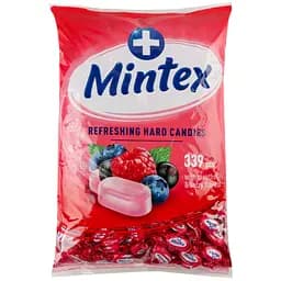 Карамель льодяникова Roshen Mintex+ Berry зі смаком лісових ягід та ментолу 1 кг