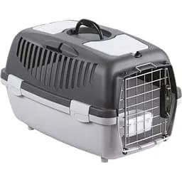 Переноска для тварин Stefanplast Gulliver 3 Deluxe із замком безпеки до 10 кг сіра (97331)