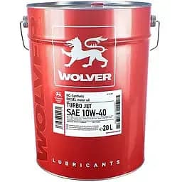 Олива моторна Wolver Turbo Jet 10W-40 API CI-4+SHPD+LE 20 л (28688)