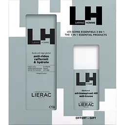 Набор Lierac Homme Глобальный антивозрастной флюид 50 мл + дезодорант 50 мл