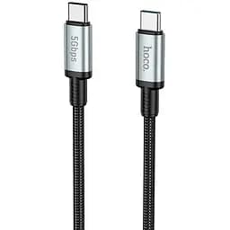 Кабель 50 см Hoco Type-C to Type-C USB 3.0 excellent speed cable US10 0,5 м 3A 5Gbps