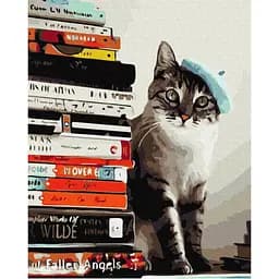 Картина по номерам Brushme Кот читайлик BS51708 40х50 см