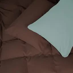 Комплект постільної білизни MirSon Фланель Menthol-Brown 110х140 см ментолово-коричневий (2200009661334)