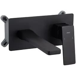 Змішувач для раковини Qtap прихованого монтажу Gemini, Matt Black (k35) QTGEM273BLM45694