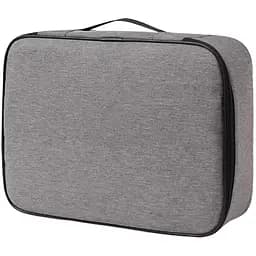 Сумка-органайзер LoveYouHome для документів із кодовим замком сіра (59019)