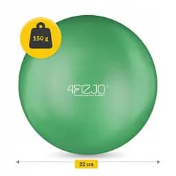 М'яч для пілатесу, йоги, реабілітації 4FIZJO 22 см Green (P-5905973404853) - мініатюра 2