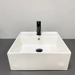 Умивальник VBI Teramo S white накладний підвісний VBI-014700, Білий - мініатюра 3