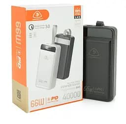 Портативний акумулятор зовнішній Lionpatton L45 40000mAh QC3.0 MicroUSB Type-C Lightning - мініатюра 4