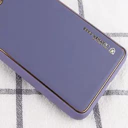 Шкіряний чохол Xshield для Xiaomi Mi 11 Lite Сірий / Lavender Gray - мініатюра 2
