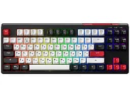 Клавиатура игровая мембранная GamePro GK-580USB Black-White Rainbow LED - мініатюра 1