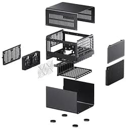Корпус Jonsbo N3 Black (N3 Black) Без БП - мініатюра 11