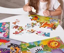 М'які пазли Vladi Toys Ферма, укр. мова, 24 елемента (VT1102-31) - мініатюра 3