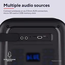 Портативна акустична система Azura 50Вт, 1.0, ВТ 5.2, TWS, MP3, IPX4, RGB, Чорний Trust teh0012973 - мініатюра 10