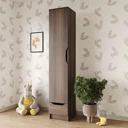 Пенал закрытый 1Д1Ш Лилу 40x40x210 см Дуб янтарный (MBS-1388)