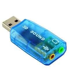 Звуковая плата Atcom USB-sound card (5.1) 3D sound (Windows 7 ready) (7807)