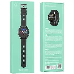 Розумний годинник HOCO Y7 Track HeartRate IP68 чорний - мініатюра 8