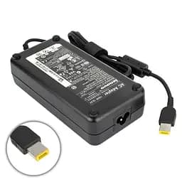 Блок живлення для ноутбука Lenovo 19.5V, 7.7A, 150W, USB+pin (Square 5 Pin DC Plug), чорний (без кабеля!)
