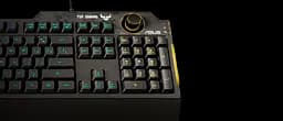 Клавіатура Asus TUF Gaming K1 USB UKR RGB Black (90MP01X0-BKMA00) - мініатюра 3
