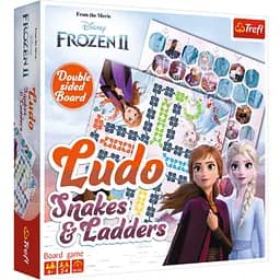 Настільна гра Trefl Лудо 2 в 1. Крижане серце 2 (Ludo 2 in 1: Frozen 2) (02068)