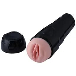 Мастурбатор Hismith Male Masturbation Cup with Vibe з вібрацією, сумісний із кріпленням KlicLok