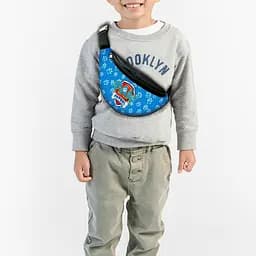 Сумка-бананка детская щенячий патруль"RAW PATROL" 32х15см,через плечо для мальчика (00276)