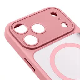 Чехол для Apple iPhone 17 Pro, Lush MagCase, розовый, противоударная панель-накладка из TPU и PC, полупрозрачный чехол с MagSafe (с магнитом), с защитой камеры, поддержка беспроводной зарядки, защита всего корпуса, ArmorStandart (ARM87493) - мініатюра 4