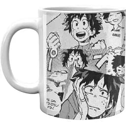 Кружка GeekLand Моя геройская академия My Hero Academia Мидория Черно-беллый коллаж MHA 02.533