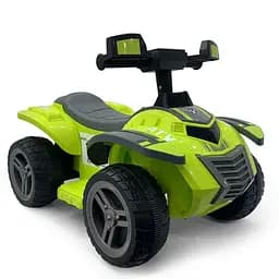 Квадроцикл M 6367ELR-5-11 радіо/к 2*25W, 1*6V7AH MP3, BLUETOOTH, EVA, музика, світло, шкіра, зелено-сірий