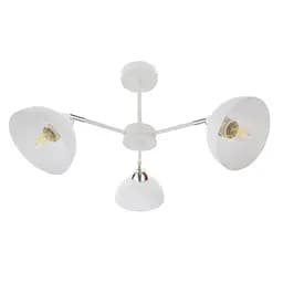 Люстра потолочная Brille в спальню Е27 60W WH/CH (BL-998C/3)