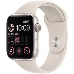 Apple Watch SE GPS Gen.2, 44mm, Starlight (Grade B) Seller Refurbished - мініатюра 1