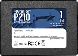 Накопичувач SSD Patriot P210 1TB 2.5" 7mm SATAIII 3D QLC (P210S1TB25) - мініатюра 1