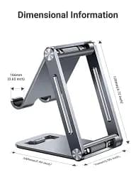 Тримач для телефона Ugreen LP263 Phone Holder with Roller Silver (80708) - мініатюра 7