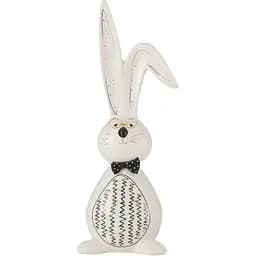 Статуетка J-line зайчик з чорним бантиком 36 см (21425)