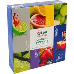 Чай чорний Tea Moments Magical Moments Асорті 4 смаки x 8 пірамідок