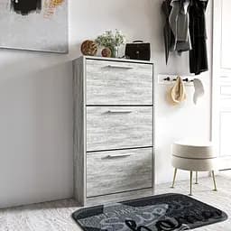 Тумба для взуття Moreli S-21 Ш590/В1200/Г280 Бетон