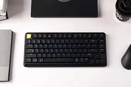 Keychron Клавіатура механічна J1 82Key, K pro Brown, WL/BT/USB-A, QMK, Hot-swap, EN/UKR, RGB, чорний - мініатюра 3