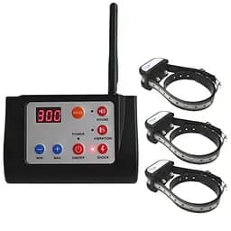 Беспроводной электронный забор для собак + электронный ошейник для дрессировки 3-х собак Petguider 883-3, с 3-мя ошейниками (100632)