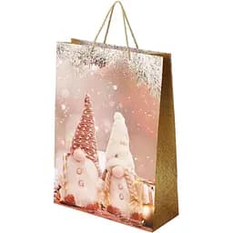 Пакет подарунковий новорічний JZ05103 Білий (NY)