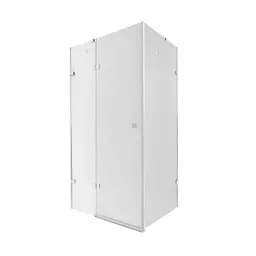 Душевая кабина Qtap Capricorn CRM10128RC6 120x80 см, стекло Clear 6 мм, покрытие CalcLess без поддона