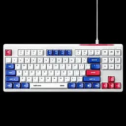 Клавіатура INPHIC K9 ENG White Blue - мініатюра 1