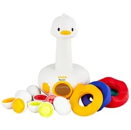 Набор игрушек Baby Team Пирамидка разноцветный (8681)